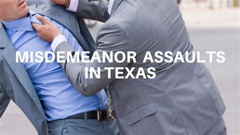 Simple <b>assault</b> that involves only threats or touching is usually considered a Class C misdemeanor in <b>Texas</b>, carrying a penalty of a fine of up to $500. . Assault by contact texas